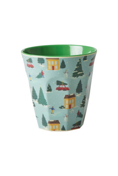 Melamine beker medium Happy Holiday