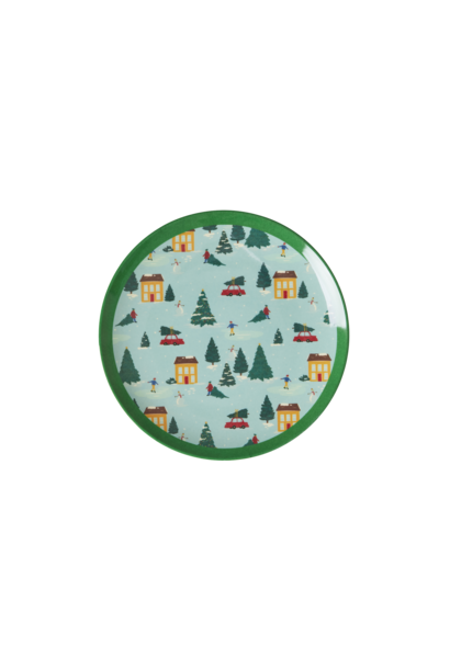Melamine dessert bord Happy Holiday