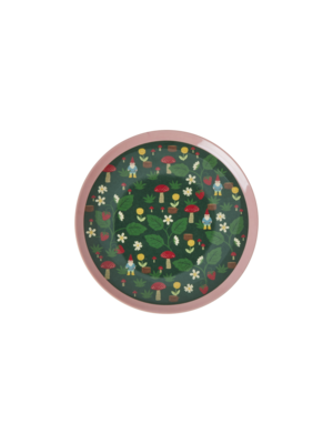 Rice Melamine dessert bord Forest Gnome