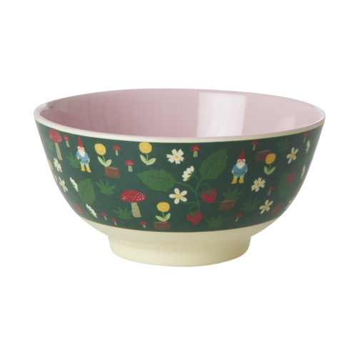 Rice Melamine kom medium Forest Gnome