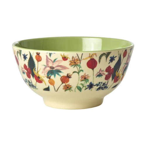 Rice Melamine kom Winter Rosebuds