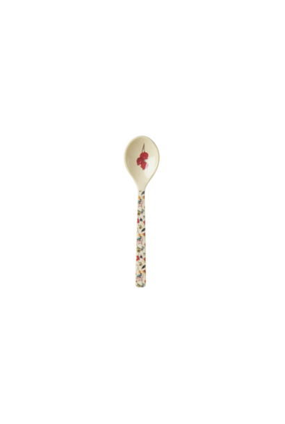 Melamine korte lepel Winter Rosebuds - Viva la Vida