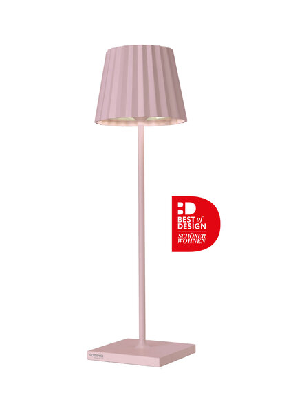 Troll 2.0 tafel lamp Pink batterij LED - indoor outdoor