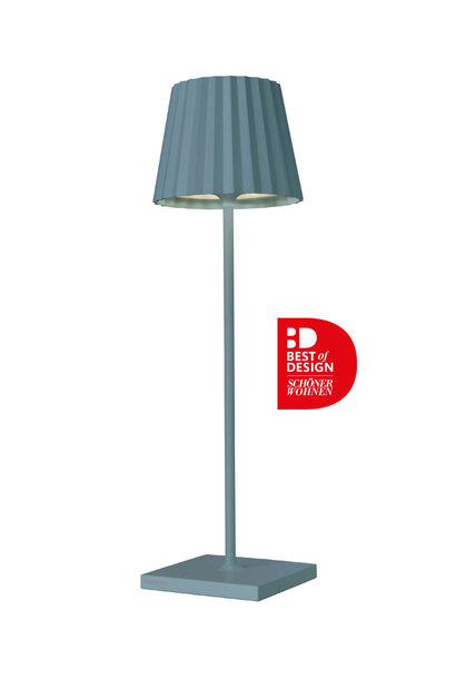 Troll 2.0 tafel lamp blue batterij LED - indoor outdoor