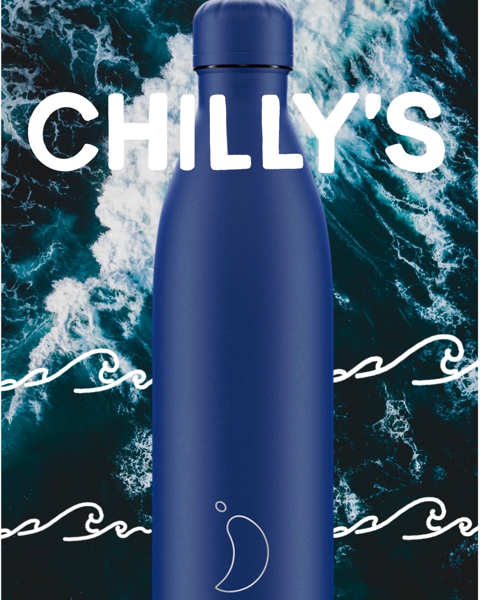 Chilly's Chilly's Bottle 500ml All Matte Blue - Heerlijck Thuis