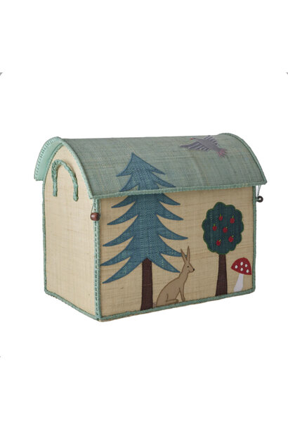 Raffia House medium Happy Forest