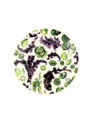 Emma Bridgewater 8.5 Plate Vegetable Garden Kale and Sprouts