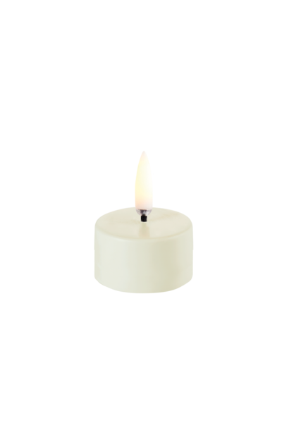 LED Smooth theelicht ivory 4x2,5cm