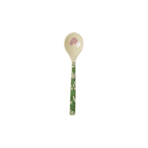 Rice Melamine korte lepel Paradise green