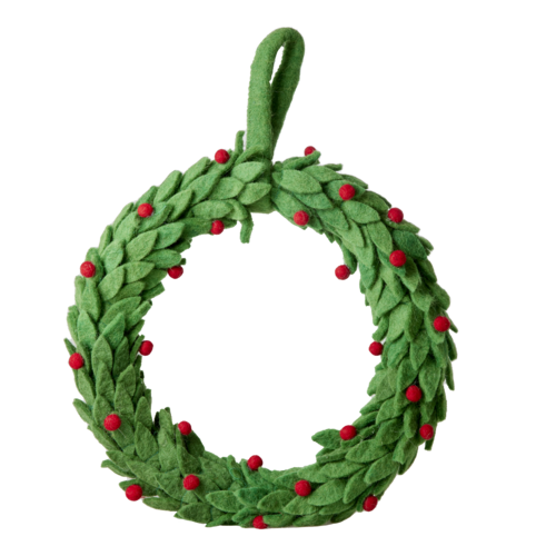 Rice Kerst hanger Wreath / Krans