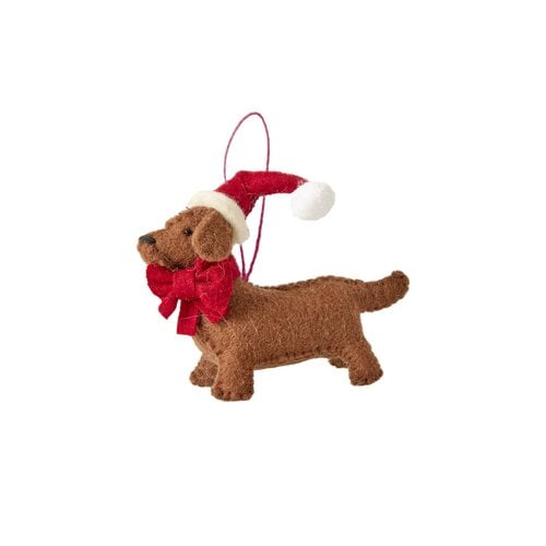 Rice Kerst hanger Dog / Hond