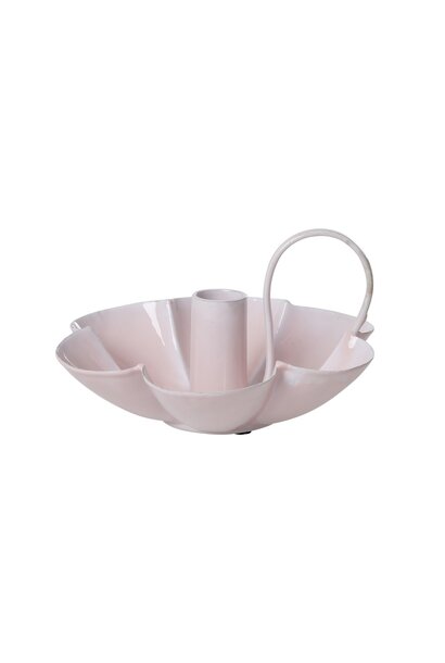 Kandelaar Flower shape pink