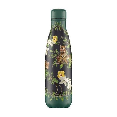 Chilly's Chilly's Bottle 500ml Tropical Leopard Flowering