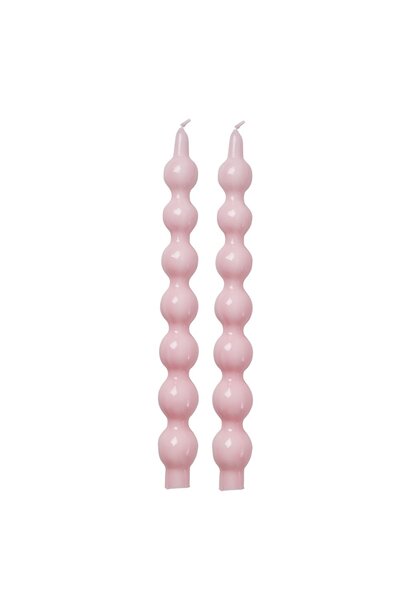 Kaars Curvy soft pink set/2