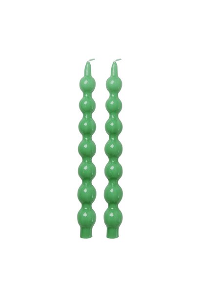 Kaars Curvy green set/2