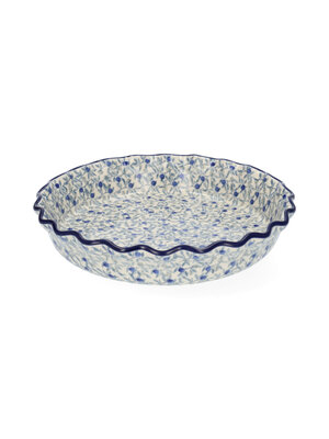 Bunzlau Castle Pie Dish wide edge 1610ml Blue Olive