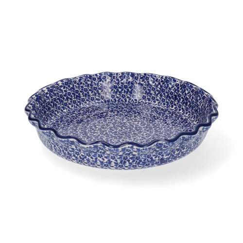 Bunzlau Castle Pie Dish wide edge 1610ml Indigo