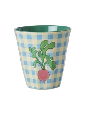 Rice Melamine cup medium Ravishing Radish