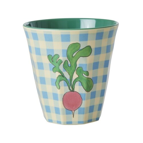 Rice Melamine cup medium Ravishing Radish