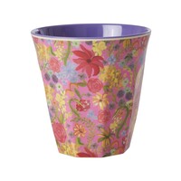 Melamine cup medium Swedish Flower