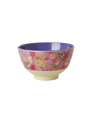 Rice Melamin bowl small Swedish Flower