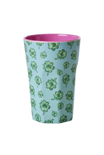Melamin tall Tasse Good Luck