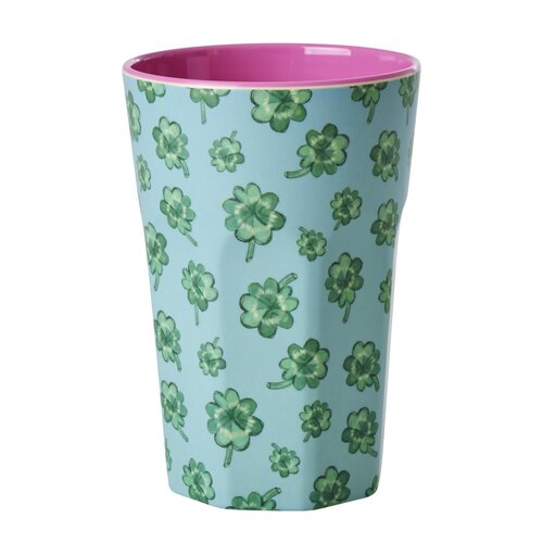 Rice Melamine tall cup Good Luck