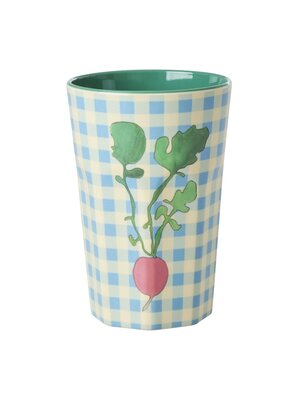 Rice Melamine tall cup Ravishing Radish