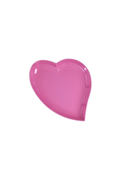 Melamine Heart / Hart bord Solid pink