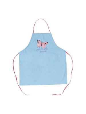 Rice Apron Butterfly Field blue