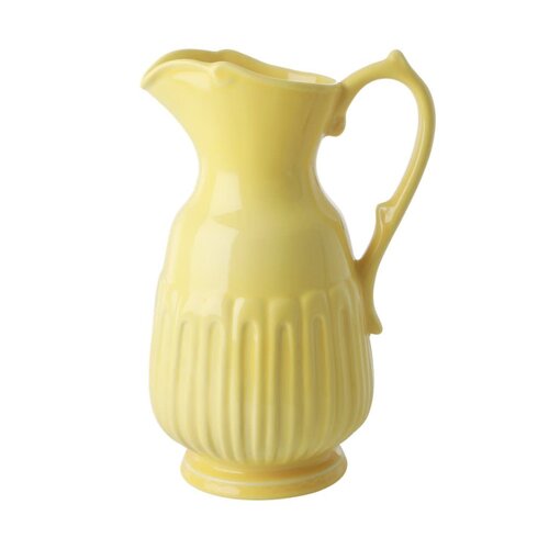 Rice Jug / vase ceramic 2,5ltr yellow