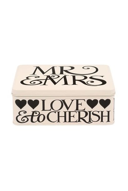 Blik rechthoekig Mr & Mrs