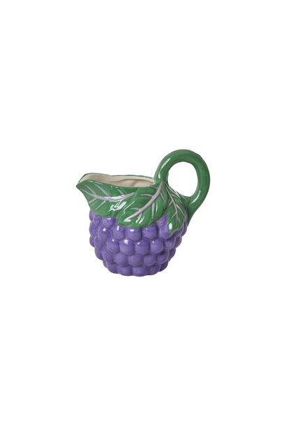 Aardewerk melk kan lavender