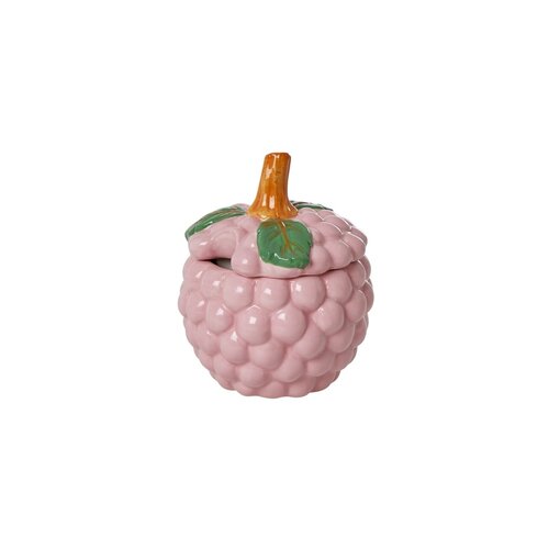 Rice Aardewerk suiker / jam pot pink