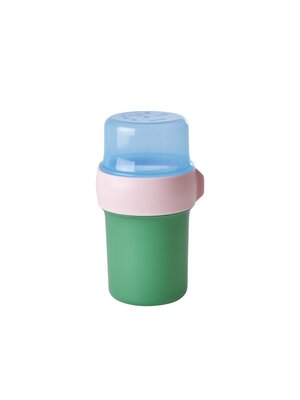 Rice Granola container green 400ml / deckel blue 250ml