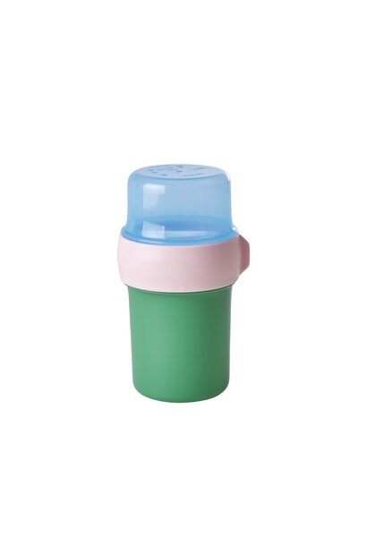 Granola container green 400ml / deckel blue 250ml