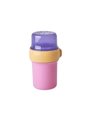 Rice Granola container soft pink 400ml / lid lavender 250ml