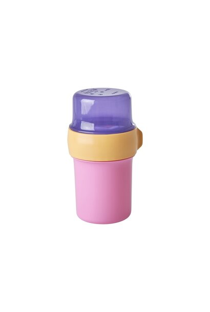 Granola container soft pink 400ml / lid lavender 250ml