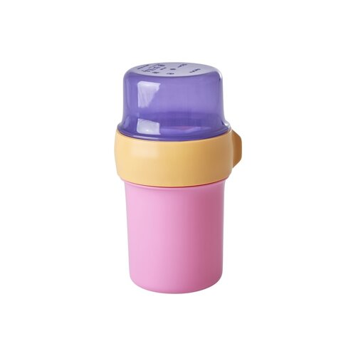 Rice Granola container soft pink 400ml / lid lavender 250ml