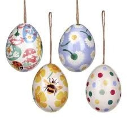 Emma Bridgewater Easter egg tin HANG mini Emma Bridgewater set/4 assorti