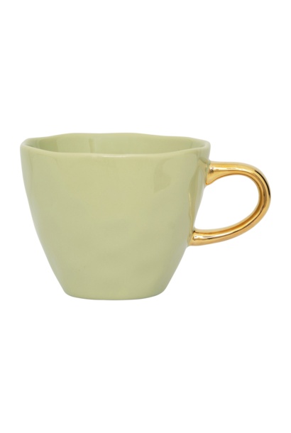 Cup coffee Good Morning pale green