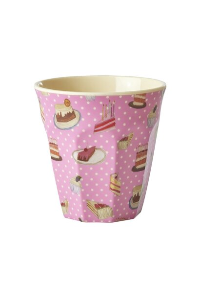 Melamine beker medium Sweet Cake