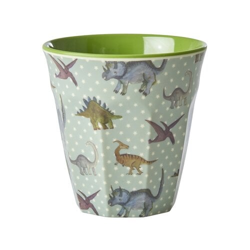 Rice Melamine beker medium New Dino '24