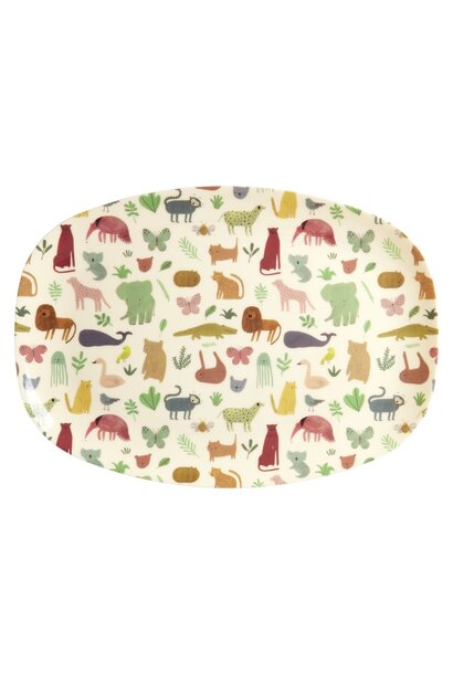 Melamine ovaal bord Sweet Jungle