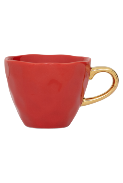 Cup coffee Good Morning raspberry