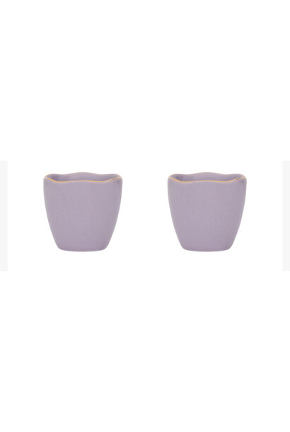 Egg cup Good Morning lila set/2