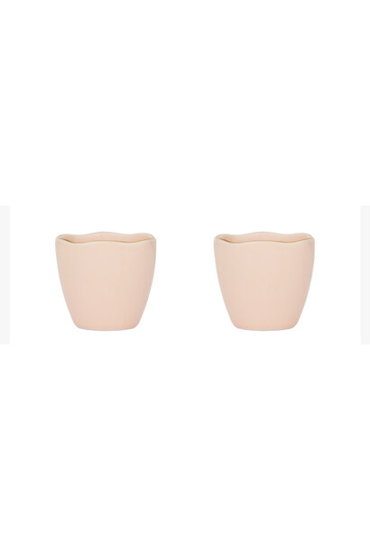 Egg cup Good Morning old pink set/2
