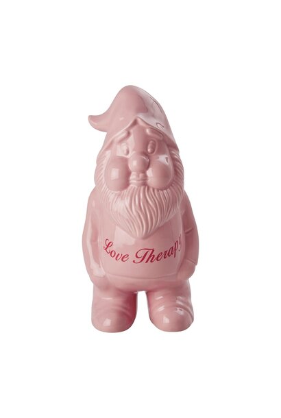 Keramik vase large Love Therapy Gnome soft pink