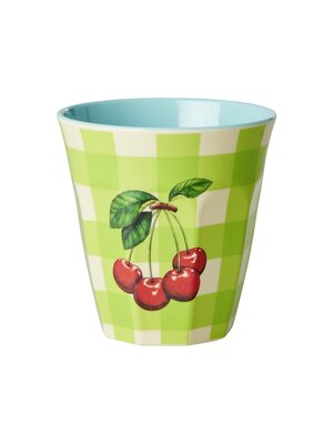 Rice Melamine cup medium Love Therapy Cherry