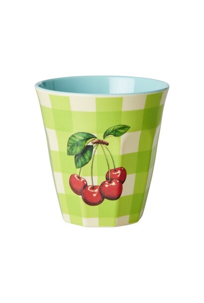 Melamine beker medium Love Therapy Cherry